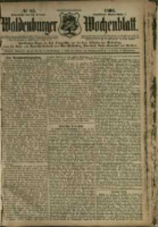 Waldenburger Wochenblatt, Jg. 42, 1896, nr 85