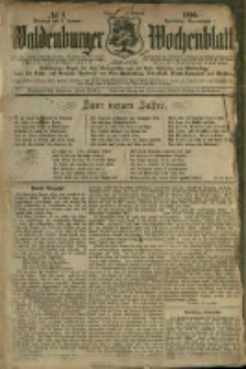 Waldenburger Wochenblatt, Jg. 41, 1895, nr 1
