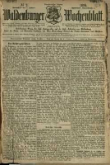 Waldenburger Wochenblatt, Jg. 41, 1895, nr 2
