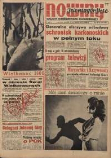 Nowiny Jeleniogórskie : magazyn ilustrowany ziemi jeleniogórskiej, R. 3, 1960, nr 15-16 (107-108)