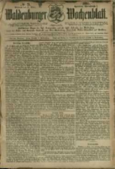 Waldenburger Wochenblatt, Jg. 41, 1895, nr 21