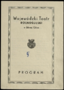 Cyrulik Sewilski - program [Dokument życia społecznego]