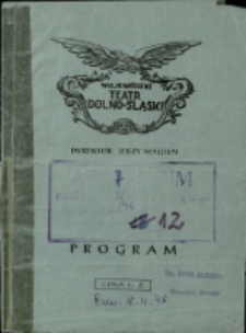 Sułkowski - program [Dokument życia społecznego]