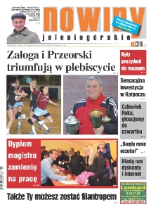 Nowiny Jeleniogórskie : tygodnik społeczny, R.54!, 2013, nr 5 (2797) [Dokument elektroniczny]