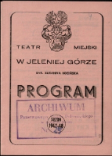 Romans - program [Dokument życia społecznego]