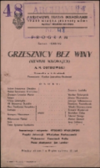Grzesznicy bez winy (Niewinni winowajcy) - program [Dokument życia społecznego]