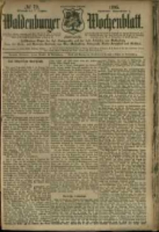 Waldenburger Wochenblatt, Jg. 41, 1895, nr 79