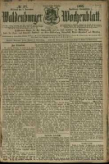 Waldenburger Wochenblatt, Jg. 41, 1895, nr 89