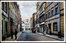 Hirschberg i. Schl. Dunkle Burgstrasse [Dokument ikonograficzny]