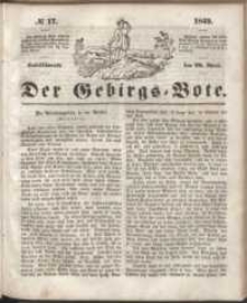 Der Gebirgsbote, 1849, nr 17