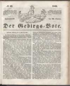 Der Gebirgsbote, 1849, nr 42