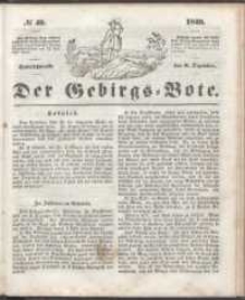 Der Gebirgsbote, 1849, nr 49