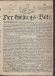 Der Gebirgsbote, 1863, nr 3