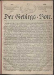 Der Gebirgsbote, 1863, nr 5