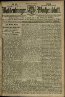 Waldenburger Wochenblatt, Jg. 45, 1899, nr 15