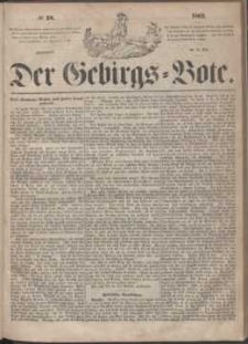 Der Gebirgsbote, 1863, nr 20