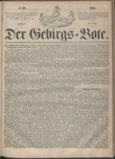 Der Gebirgsbote, 1863, nr 22