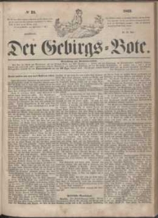 Der Gebirgsbote, 1863, nr 25