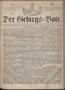 Der Gebirgsbote, 1863, nr 27
