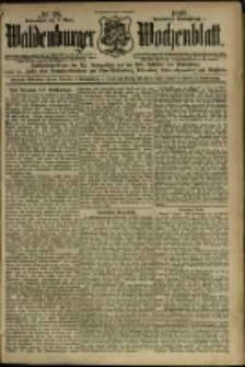 Waldenburger Wochenblatt, Jg. 45, 1899, nr 28