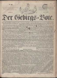 Der Gebirgsbote, 1863, nr 43