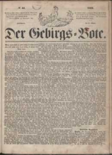 Der Gebirgsbote, 1863, nr 44
