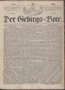 Der Gebirgsbote, 1863, nr 49