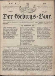 Der Gebirgsbote, 1863, nr 52