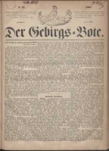 Der Gebirgsbote, 1864, nr 12