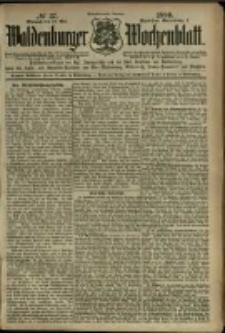 Waldenburger Wochenblatt, Jg. 45, 1899, nr 37