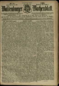 Waldenburger Wochenblatt, Jg. 45, 1899, nr 38