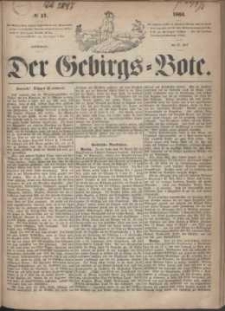 Der Gebirgsbote, 1864, nr 17