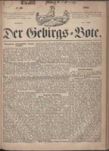 Der Gebirgsbote, 1864, nr 32