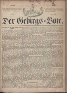 Der Gebirgsbote, 1864, nr 35
