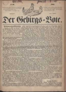 Der Gebirgsbote, 1864, nr 38