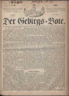 Der Gebirgsbote, 1864, nr 42