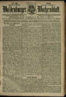 Waldenburger Wochenblatt, Jg. 45, 1899, nr 43