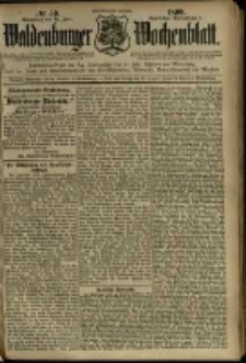 Waldenburger Wochenblatt, Jg. 45, 1899, nr 50