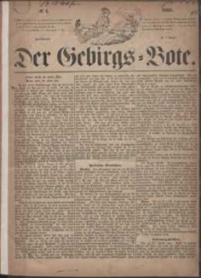 Der Gebirgsbote, 1865, nr 1