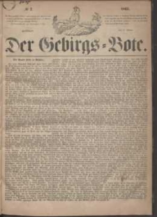 Der Gebirgsbote, 1865, nr 7