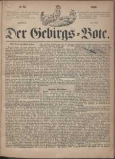 Der Gebirgsbote, 1865, nr 14