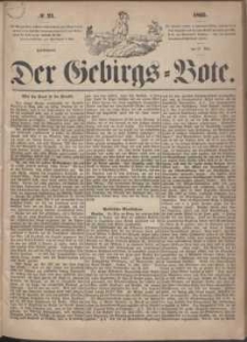 Der Gebirgsbote, 1865, nr 21