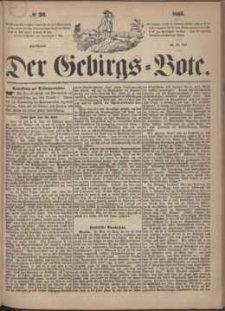 Der Gebirgsbote, 1865, nr 26