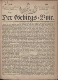 Der Gebirgsbote, 1865, nr 40