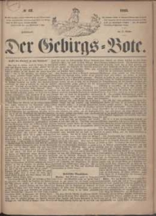 Der Gebirgsbote, 1865, nr 42