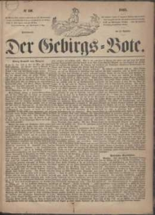 Der Gebirgsbote, 1865, nr 50
