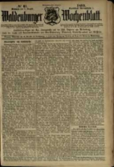 Waldenburger Wochenblatt, Jg. 45, 1899, nr 61