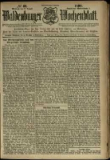 Waldenburger Wochenblatt, Jg. 45, 1899, nr 63