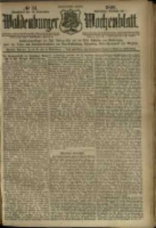 Waldenburger Wochenblatt, Jg. 45, 1899, nr 74