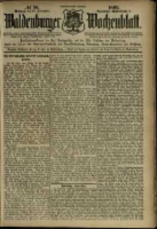 Waldenburger Wochenblatt, Jg. 45, 1899, nr 91